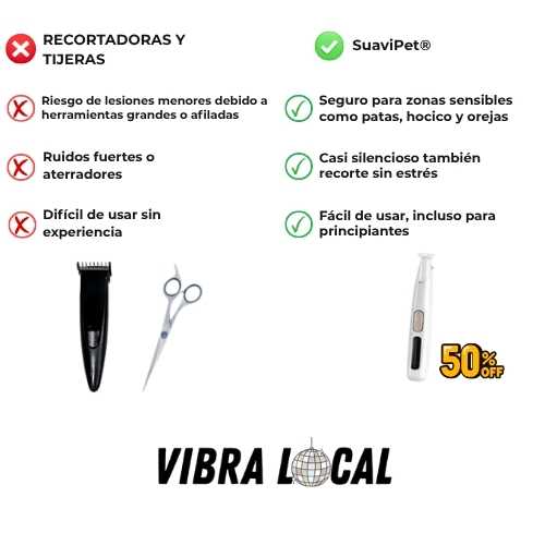SuaviPet® | La Afeitadora Que Tu Mascota No Teme ¡50% Off!