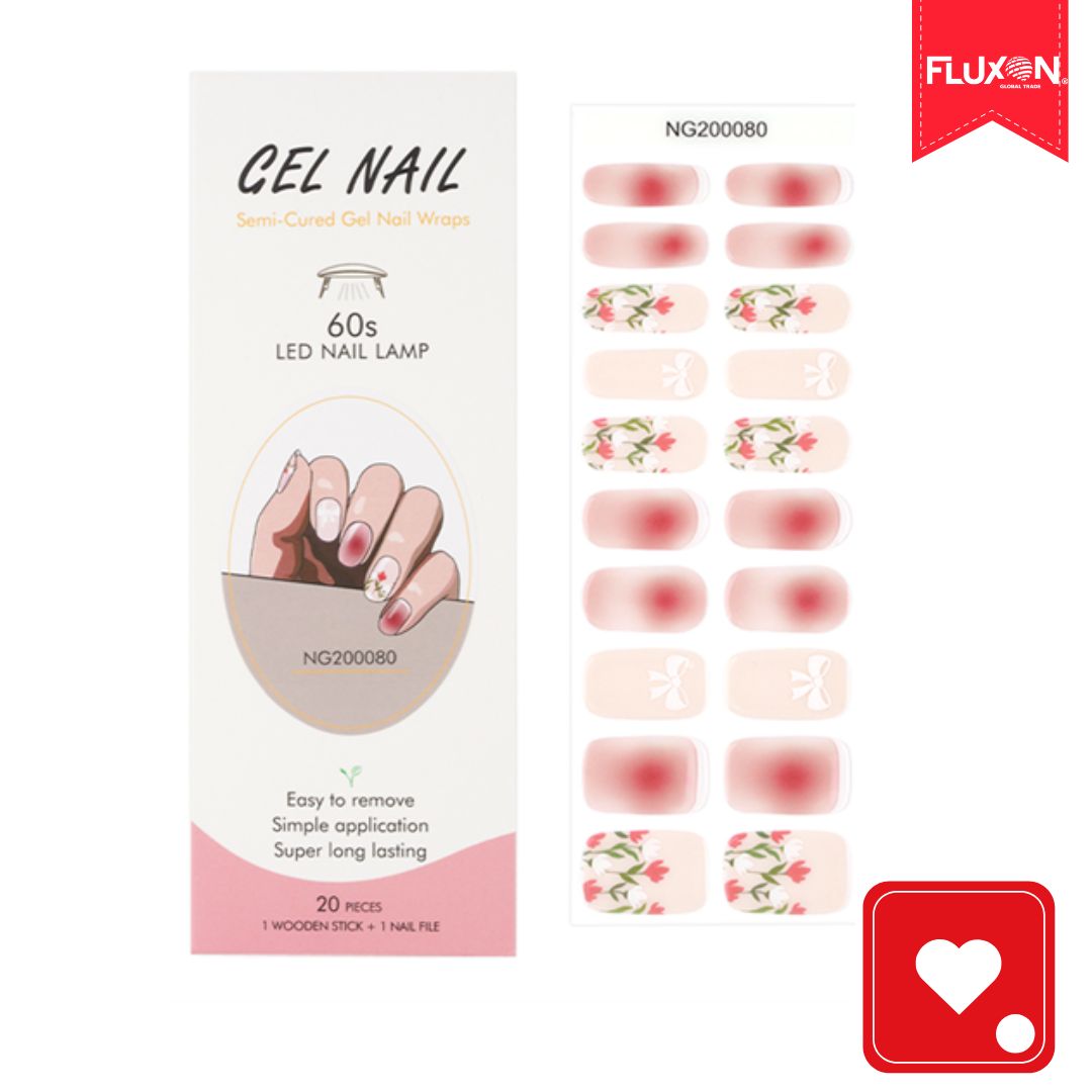 Kit Manilux® |  20 Stickers de Gel Semicurados + Lampára UV ¡50% Off!