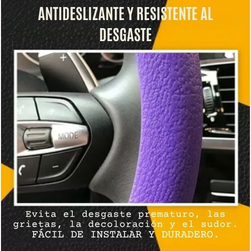Duravolt™ | Protector para Volante 2 en 1: Antidesgaste y Antideslizante ¡50%Off!