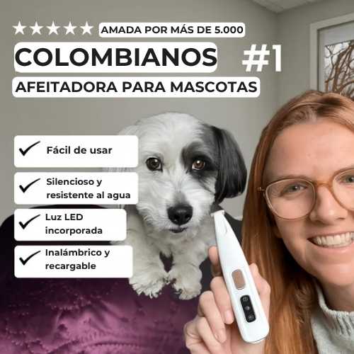SuaviPet® | La Afeitadora Que Tu Mascota No Teme ¡50% Off!