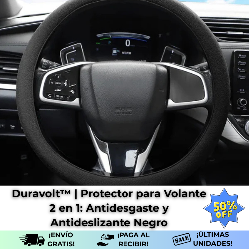 Duravolt™ | Protector para Volante 2 en 1: Antidesgaste y Antideslizante ¡50%Off!
